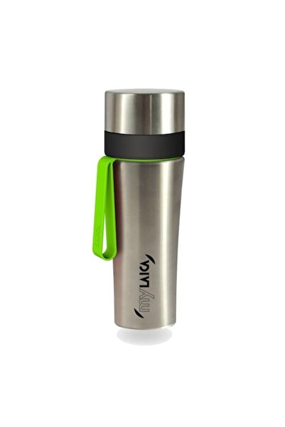 LAICA sticlă de apă cu filtru, 550 ml, verde/crom