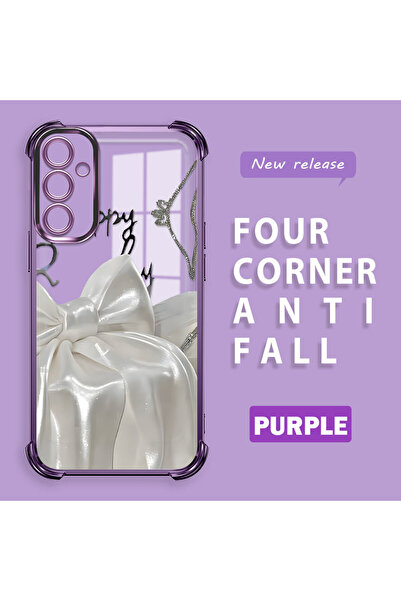 ucuc حافظة سيليكون شفافة مضادة للسقوط ومدعمة بأربعة زوايا متوافقة مع هاتف Sam...