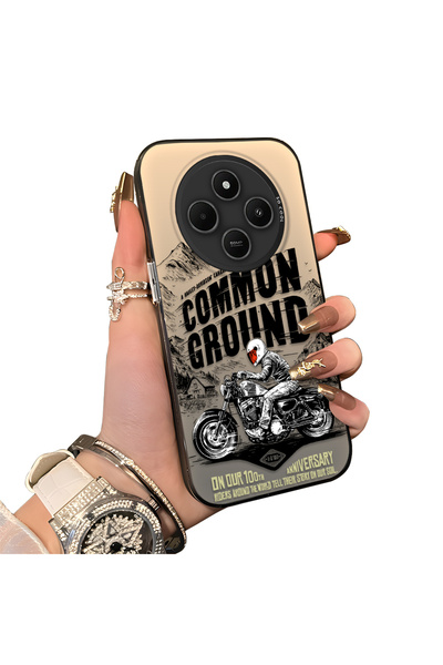 ucuc جراب هاتف شاومي ريدمي 14C متوافق مع شبكة الجيل الرابع، مصنوع من السيليكو...