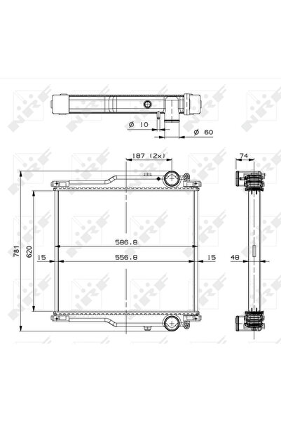 NRF Radiator Racire Motor Renault Trucks Midlum