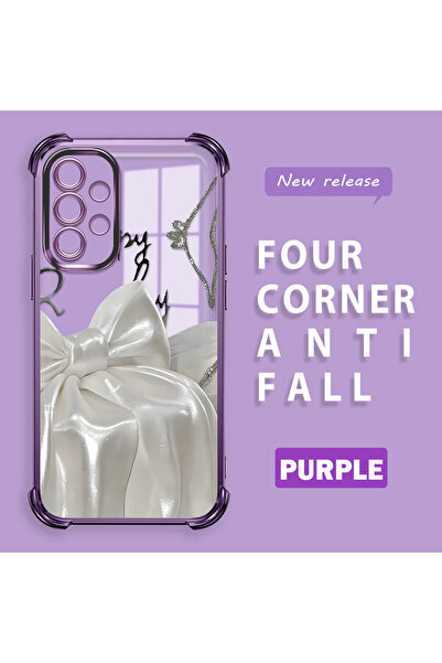 ucuc حافظة سيليكون شفافة مضادة للسقوط ومدعمة بأربعة زوايا متوافقة مع هاتف سام...