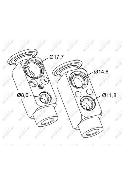 NRF Supapa Expansiune Clima Daf 85 Cf/Cf 75/Cf 85