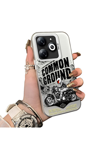 ucuc حافظة من السيليكون المتوافقة مع هاتف Tecno Spark 20C ذات حافة صلبة ومضاد...