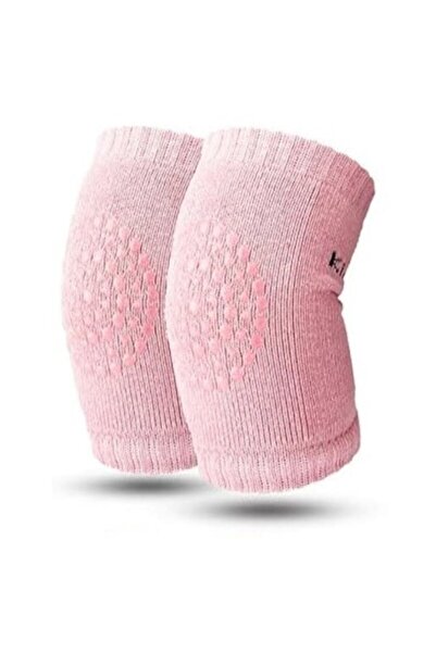 Sarphia Store Set de 2 genunchiere din bumbac pentru bebeluși, roz, mărime universală