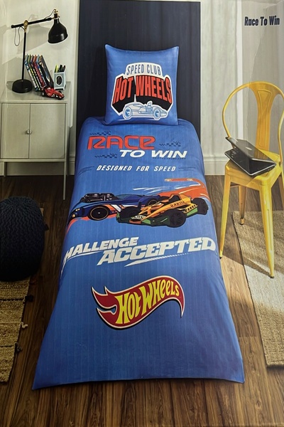 Özdilek Race to Win Single Licensed Elasticated Children's Duvet Cover Set