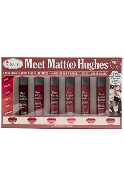 Generic مجموعة أحمر الشفاه السائل المصغر من ذا بالم ميت مات هيوز