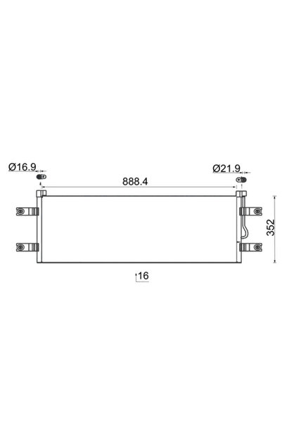 MAHLE Condensator Climatizare Mercedes-Benz Actros MP4 / MP5/Antos/Arocs