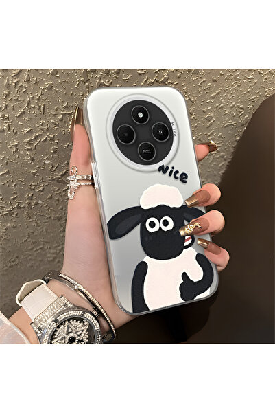 ucuc جراب هاتف شاومي ريدمي 14C متوافق مع شبكة الجيل الرابع، مصنوع من السيليكو...