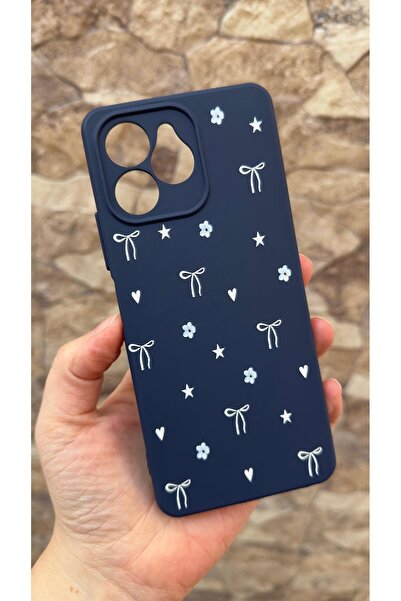 Vip Case Omix X6 Uyumlu Mini Fiyonk Desenli Silikon Darbe Emici Klasik Korumalı Rubber Kılıf 277