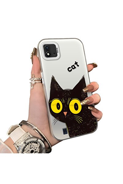 ucuc حافظة من السيليكون المتوافقة مع هاتف Realme C20/C20A ذات حافة صلبة ومضاد...