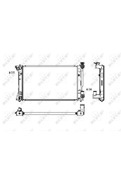 NRF Radiator Racire Motor Toyota Avensis