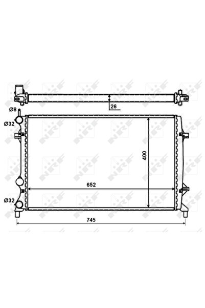 NRF Radiator Racire Motor Vw Beetle/Jetta 4