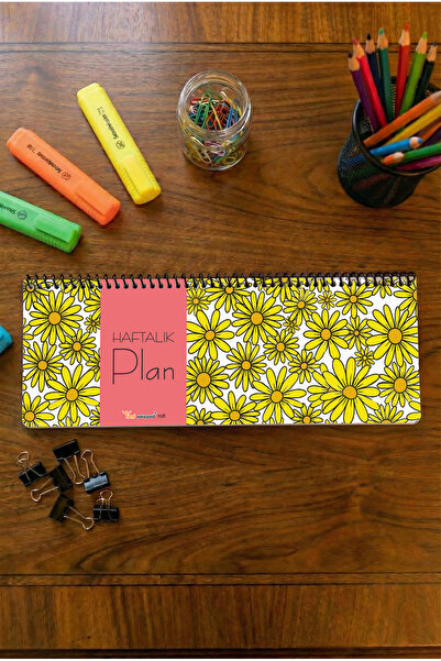 Tieni Blocnotes Planificator Săptămânal, Planificator Săptămânal, 30x10cm, 50...