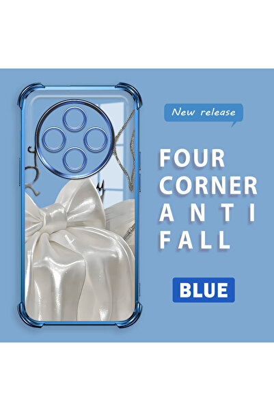 ucuc جراب شفاف من السيليكون مضاد للسقوط ومقوى بأربعة زوايا متوافق مع هاتف شاو...