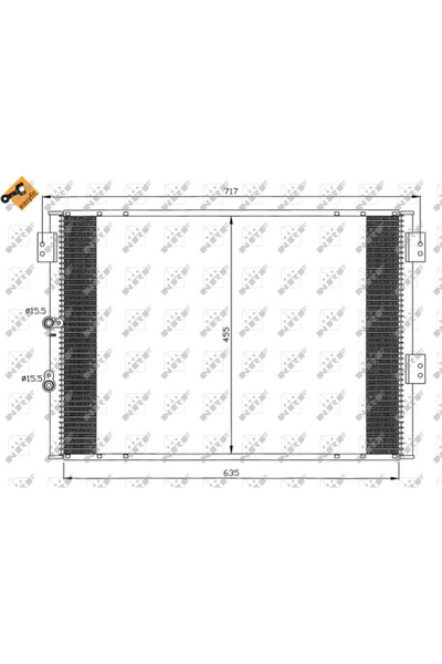 NRF Condensator Climatizare Toyota Hiace 4 Bus/Hiace 4 Caroserie