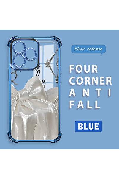 ucuc غطاء حماية من السيليكون الشفاف المقاوم للسقوط ومقوى بأربعة زوايا متوافق ...