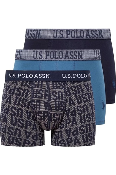 U.S. Polo Assn. Men's 3 Pieces Cotton Fabric Lycra Boxers