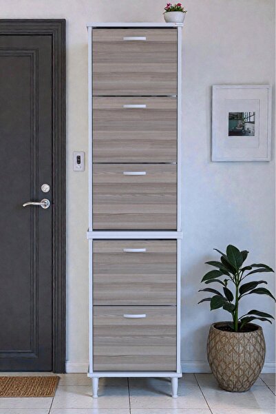 Eliusta Store Ayaklı Cordoba Ayakkabılık 52 cm Kapı Önü/Giyim Odası/Antre Uyu...