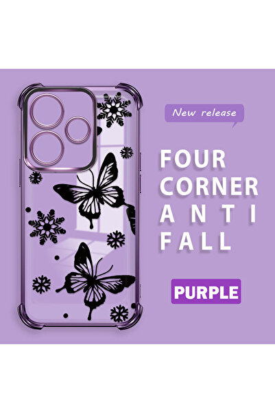 Hontinga حافظة هاتف شاومي ريدمي 13 متوافقة مع شبكة الجيل الرابع، بنمط طباعة ا...