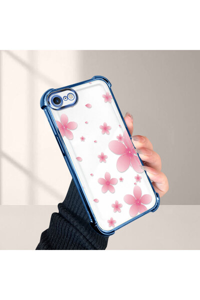 Hontinga حافظة هاتف شفافة من السيليكون مضادة للسقوط لهواتف آيفون 7/8/إس إي 20...