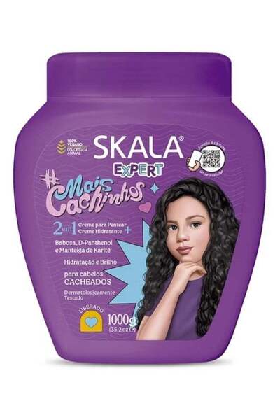 Scala خبير - كريم ميس كاشينهوس 1 كجم - كريم تجعيد 2 في 1 للأطفال