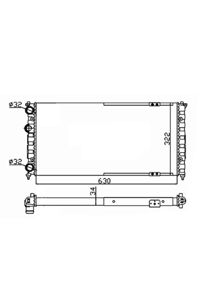NRF Radiator Racire Motor Seat Cordoba/Ibiza 2 Vw Caddy 2 Autoutilitara/Limuzina