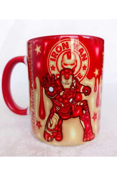 Mugs and love Demir adam baskı kaliteli porselen kupa