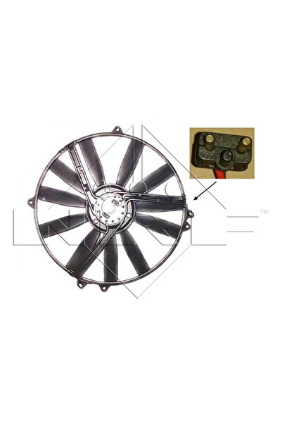 NRF Ventilator Radiator Mercedes-Benz 124 T-Model/124 Cupe/124 Limuzina