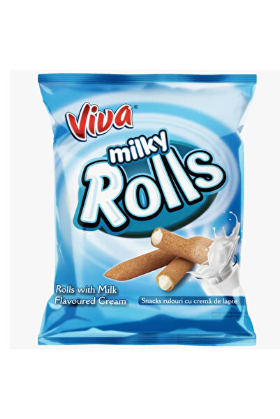 VİVA Milky Rolls – Σνακ με κρέμα γάλακτος – 100 g