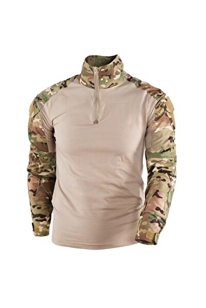Hipolar Combat Tactical Shirt, Semi-Stretch Quick Dry, Black, Dark Blue, Camouflage