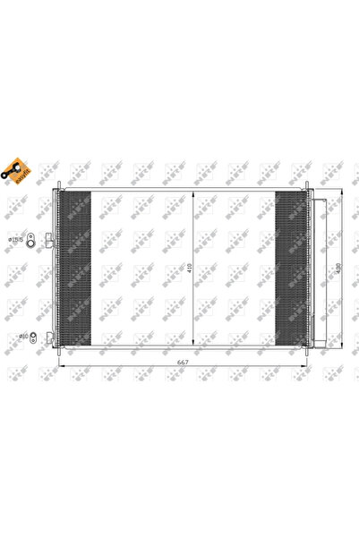 NRF Condensator Climatizare Toyota Previa 3/Rav 4 3