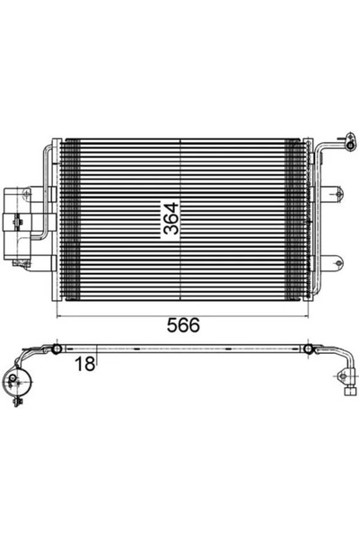 MAHLE Condensator Climatizare Audi A3/Tt Seat Toledo 2
