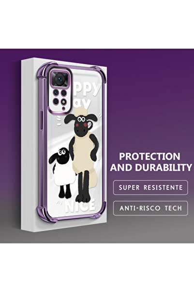 ucuc جراب شفاف متوافق مع هاتف Xiaomi Redmi Note 11 Pro، مضاد للسقوط، حماية سم...