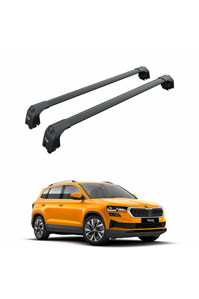 Skoda Karoq 2017-2025 Portbagaj Taşıyıcı Ara Atkisi - Ara Çubuk Paw Pro 2 Siyah