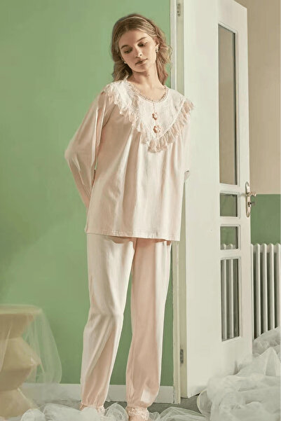 Elaram Dantelli Vintage Pajama Set – Long Sleeve