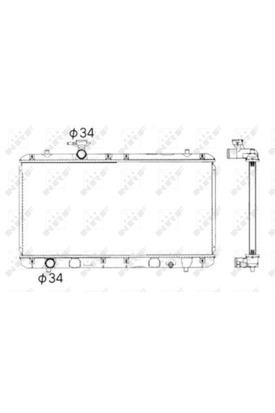 NRF Radiator Racire Motor Suzuki Liana