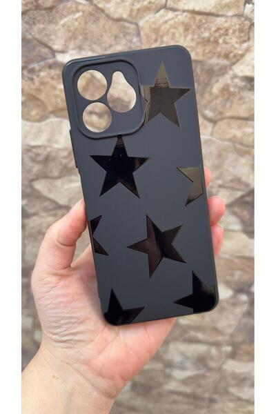 Vip Case حافظة مطاطية كلاسيكية ممتصة للصدمات من السيليكون بنمط النجوم متوافقة مع Omix X6 277