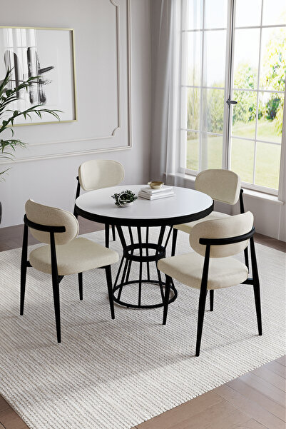 BY ORHAN GÜZEL BOHEM POLO YUVARLAK MASALI 4 KİŞİLİK