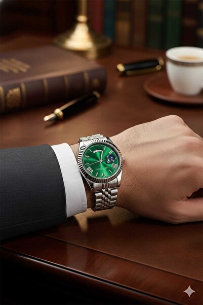 SPECTRUM PREMİUM Steel Cord Dual Calendar New Season Men's Wristwatch in Spec...