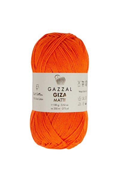 Gazzal Giza Matte %100 Merserize Pamuk – 100 g 250 m İnce Mat Örgü İpi-5565