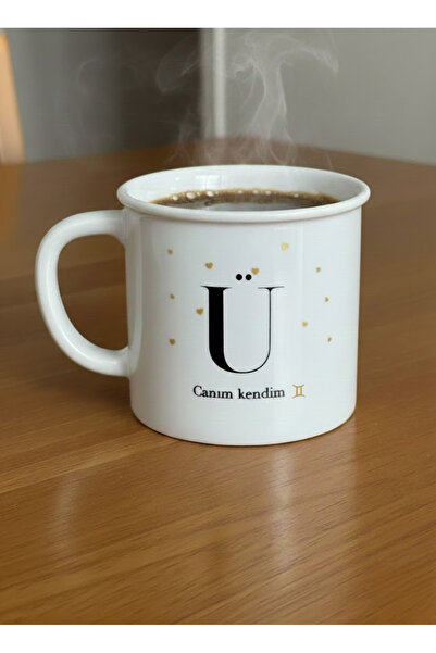 Elista كوب بورسلين مع حروف 250 مل