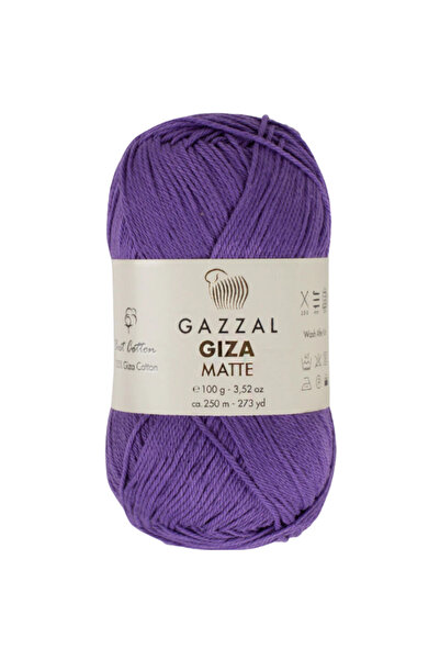 Gazzal Giza Matte %100 Merserize Pamuk – 100 g 250 m İnce Mat Örgü İpi-5568