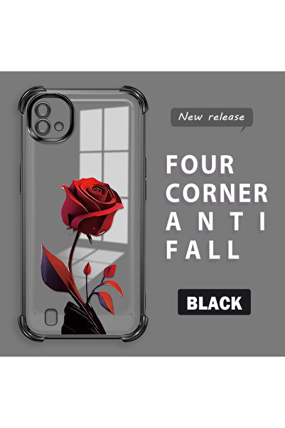 ucuc حافظة من السيليكون الشفاف المتوافقة مع هاتف Realme C11 2021 بأربعة زوايا...