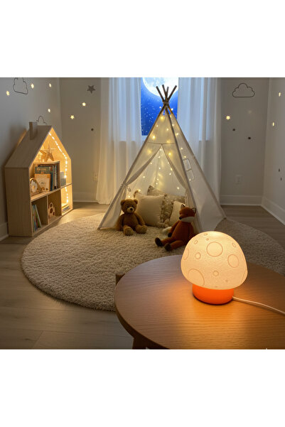 Elana Design Mumi Mantar Abajur - Abajur ve Gece Lambası