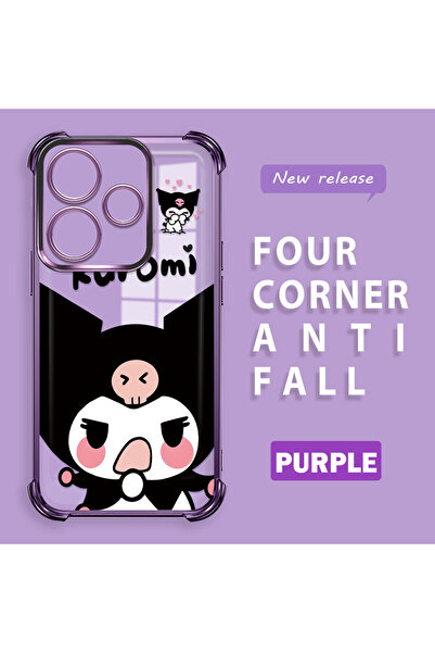 ucuc جراب شاومي ريدمي 13 4G متوافق مع أربع زوايا، مصنوع من السيليكون الشفاف ا...