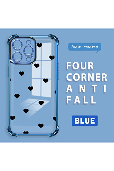 ucuc حافظة من السيليكون الشفاف مضادة للسقوط ومتوافقة مع هاتف iPhone 14 Pro Max