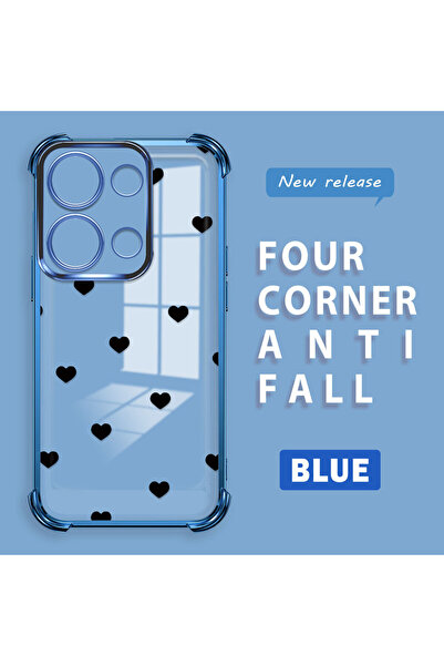 ucuc جراب شفاف من السيليكون مضاد للسقوط ومُسمك بأربعة زوايا متوافق مع هاتف Xi...