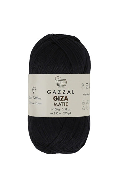 Gazzal Giza Matte 100% Mercerized Cotton – 100 g 250 m Fine Matte Knitting Ya...