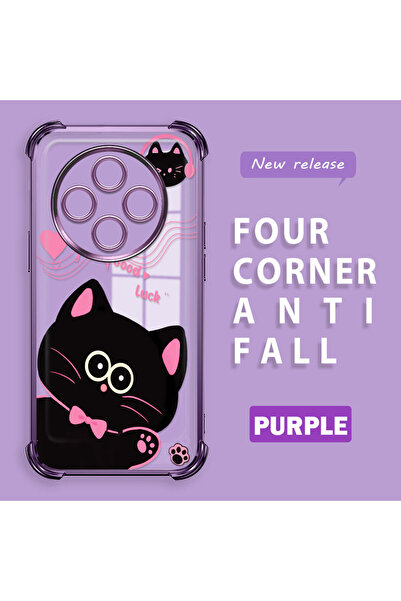 ucuc حافظة شفافة متوافقة مع هاتف Xiaomi Redmi A4 مضادة للسقوط، تصميم من السيل...