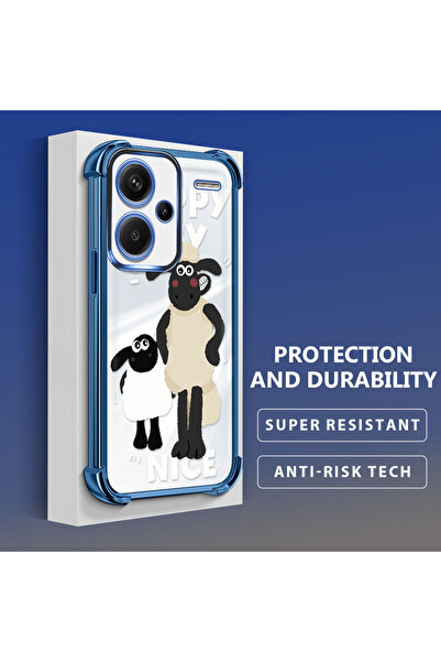 ucuc جراب حماية شفاف مضاد للسقوط لهاتف ريدمي نوت 13 برو بلس 5G، حماية سميكة م...